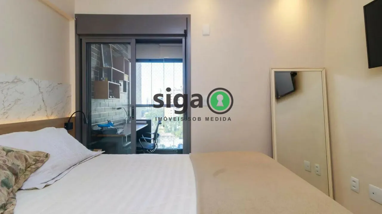 Imagem Apartamento mobiliado com 3 dormitórios e lazer completo no Brooklin.