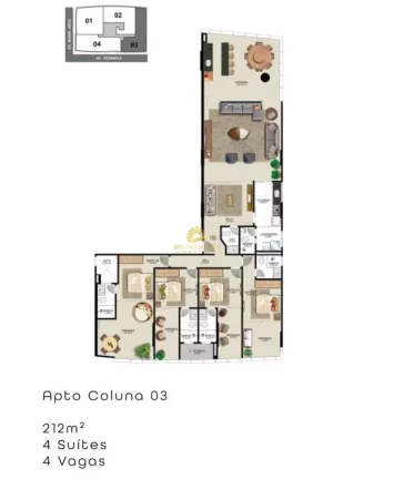 Imagem Descubra o ápice da sofisticação e requinte neste empreendimento exclusivo, localizado a poucos p...