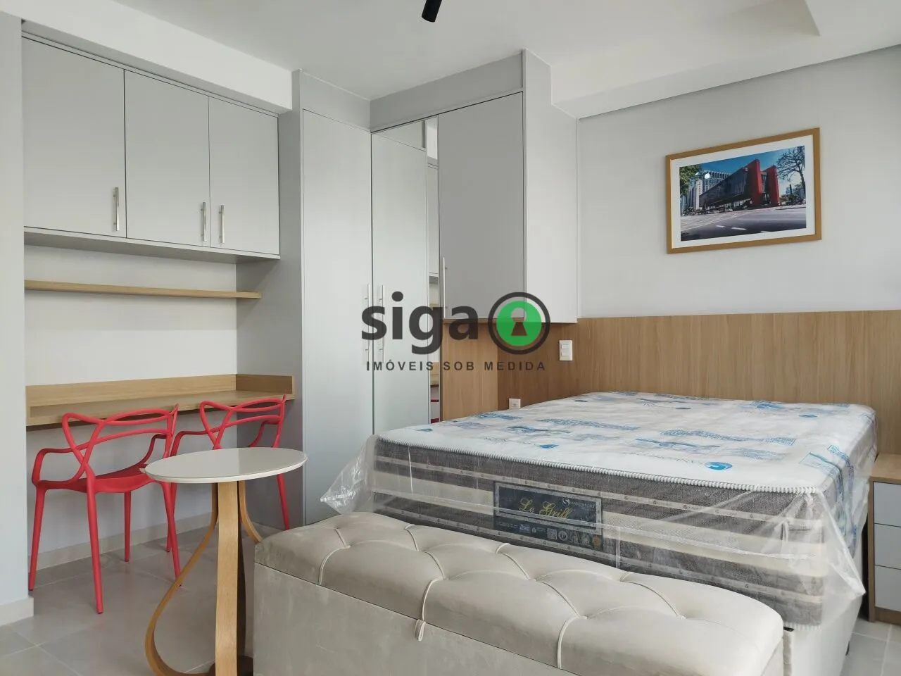 Imagem Apartamento com 1 quarto. 38m² -Pinheiros - São Paulo/SP