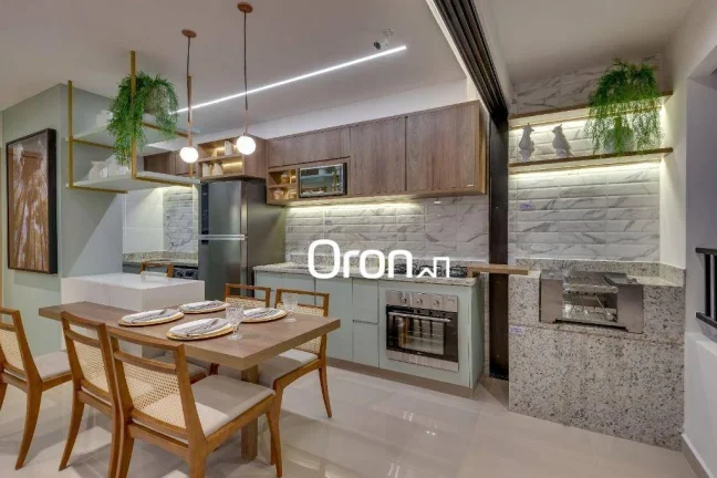 Apartamento com 3 dormitórios à venda, 78 m² por R$ 535.000,00 - Setor Criméia Oeste - Goiânia/GO