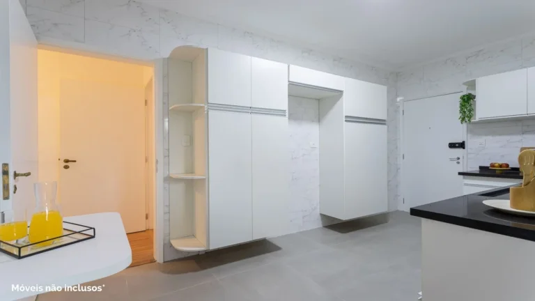 Imagem Apartamento 113M², 3Q, 1 Suíte, 2 Banheiros, 2 Vagas, Varanda, Salão de Festas, Playground, Fechadura Eletrônica, Banheiro de Serviço.