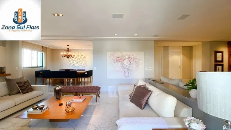 Imagem Apartamento à Venda Em Moema Com 3 Suítes e 3 Vagas - 326m