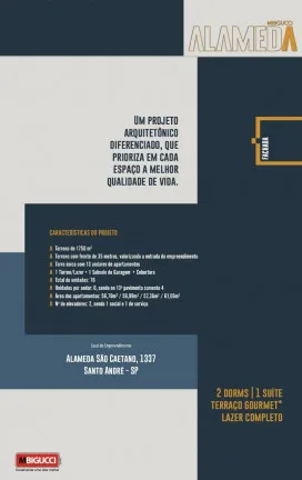 Imagem Apartamento com 2 Quartos à Venda, 61 m² em Jardim - Santo André