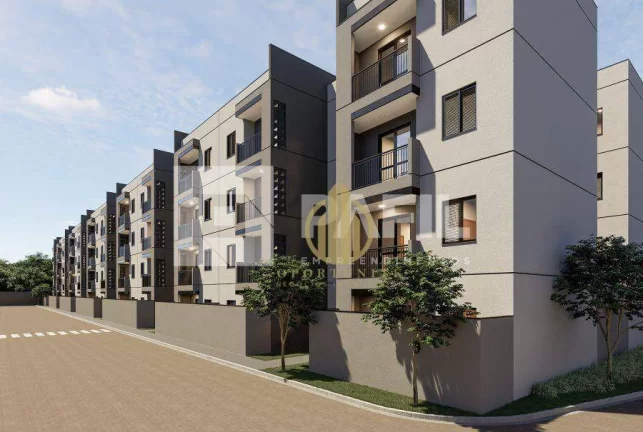 Imagem Apartamento com 1 ( com suíte) e 2 dormitórios, à venda, a partie de 43 m², valor a part R$ 208.000 - Distrito de Bonfim Paulista - Ribeirão Preto/SP