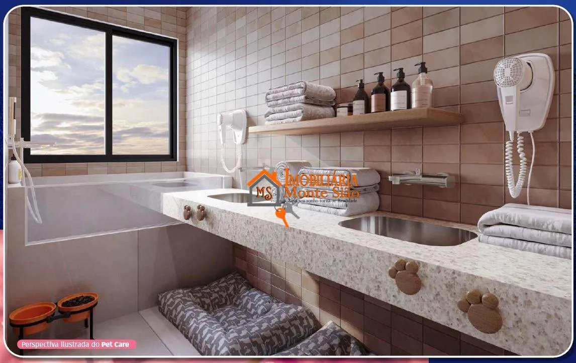 Imagem Apartamento com 2 dormitórios à venda, 37 m² por R$ 302.361,86 - Bonsucesso - Guarulhos/SP