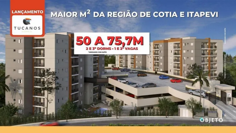 Foto do imóvel Apartamento com 3 Quartos à Venda, 75 m² em Lageado - Cotia