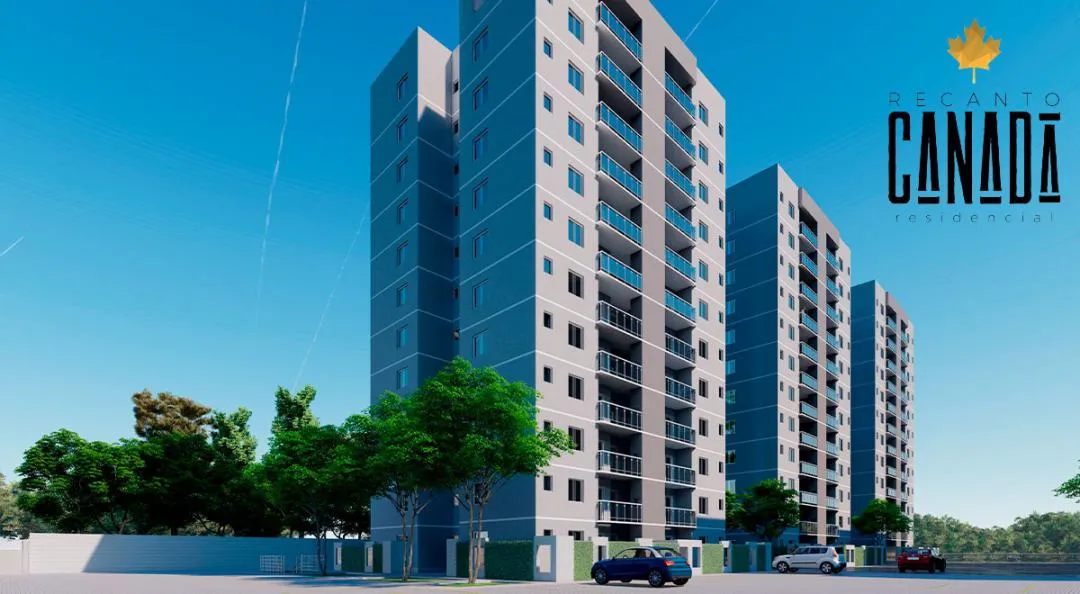 Imagem Apartamento com Suíte e Churrasqueira na sacada, no Bairro Canadá, Cascavel - Em Obras