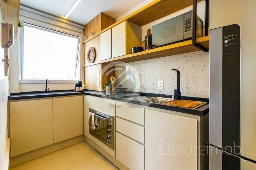 Imagem Apartamento mobiliado e pronto pra morar com 43 m², 1 dormitório e 1 vaga de garagem rotativa no b...