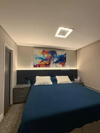 Imagem Apartamento de 119 m² com vista para a piscina e sol da tarde, localizado no condomínio Horizon, e...