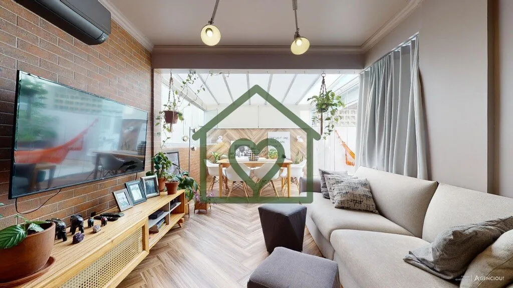 Imagem Amplo apartamento de 100,16 m² distribuídos em uma planta muito sofisticada. O imóvel conta com 2...