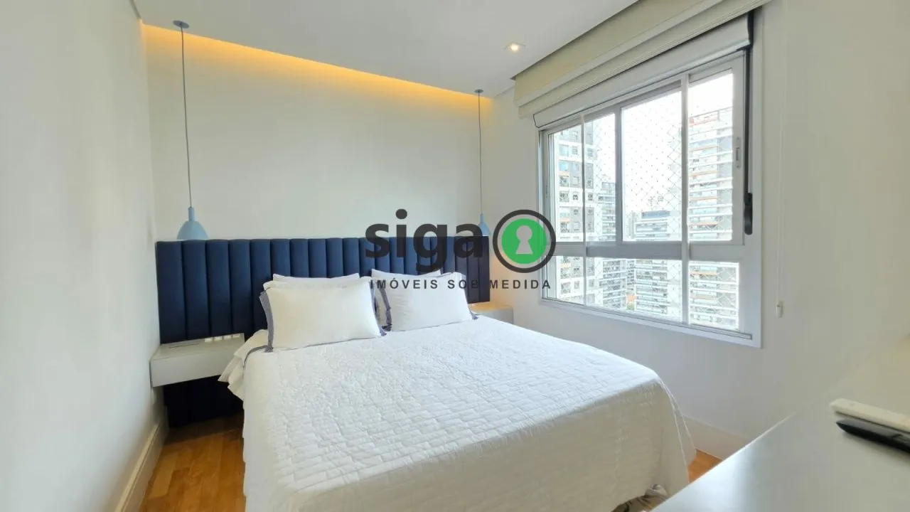 Imagem Brooklin - 105 m² - 2 dormitórios sendo 2 Suítes - Varanda Gourmet - Pronto para Morar
