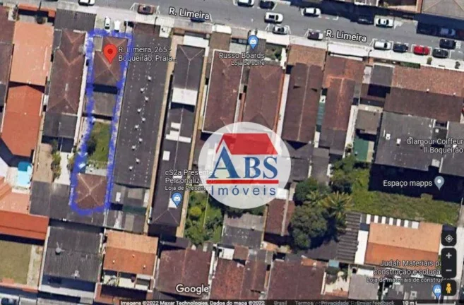 Terreno à venda, 525 m² por R$ 2.700.000,00 - Boqueirão - Praia Grande/SP