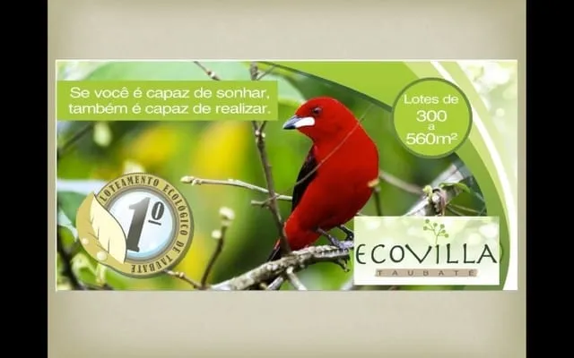 Imagem Terreno à venda 312M², Chácaras Cataguá, Taubaté - SP | Condomínio Eco Villa Taubaté