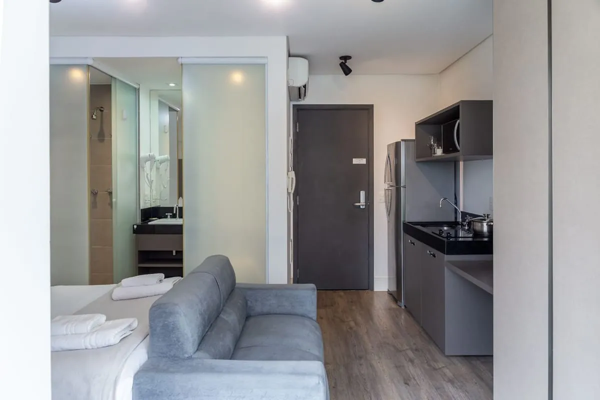 Imagem Apartamento com 1 Quarto para alugar, 25m² - Vila Olímpia
