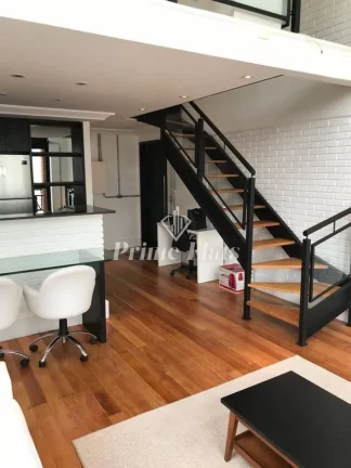 Imagem Flat disponível para venda no Condomínio Edifício Loft São Paulo II, com 75m², 1 dormitório e 2 vagas