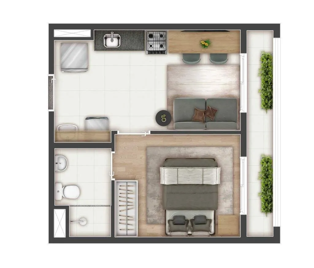 Imagem Comprar apartamento com 1 dormitório em Alto da Moóca São Paulo SP