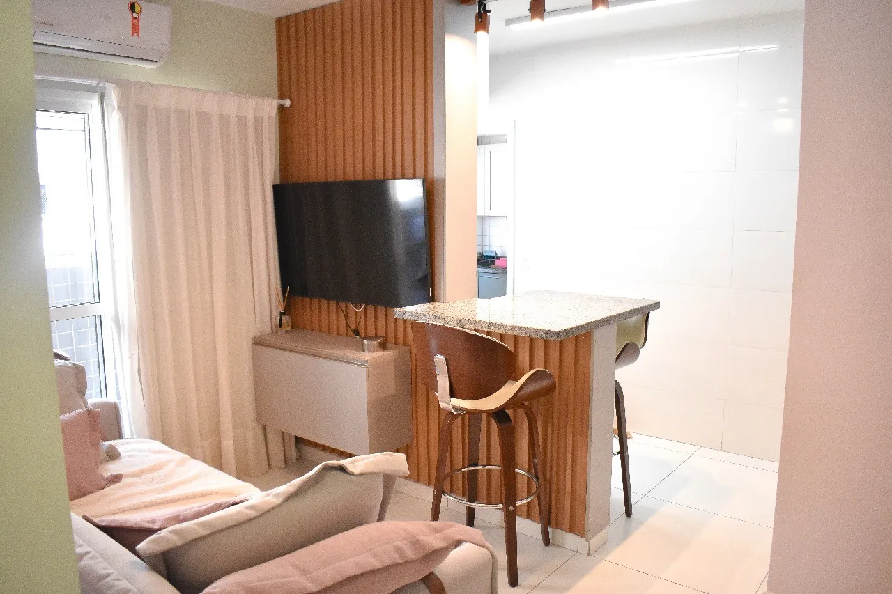 Imagem Apartamento para Venda em Praia Grande, Canto do Forte, 1 dormitório, 1 banheiro, 1 vaga