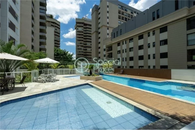 Imagem Ótimo apartamento à venda no Real Parque, com varanda gourmet - 120m² de área útil - Living amp...