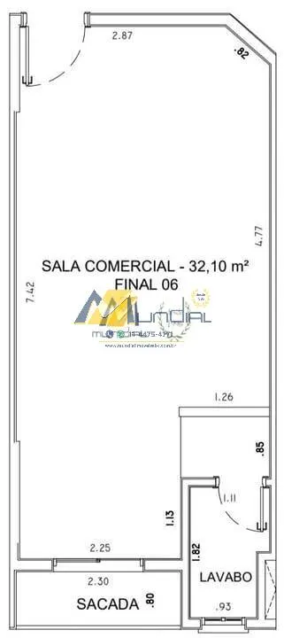 Imagem Salas comerciais prontas em localização estratégica de Santo André.