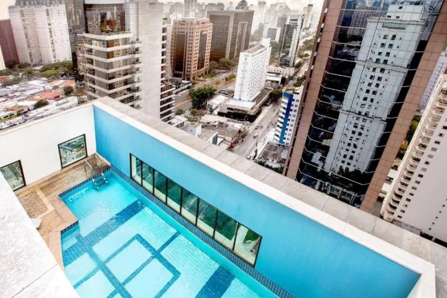 Imagem Flat disponível para venda no Innside by Melia São Paulo Iguatemi no Itaim Bibi, com 29m², 1 dormitório e 1 vaga de garagem