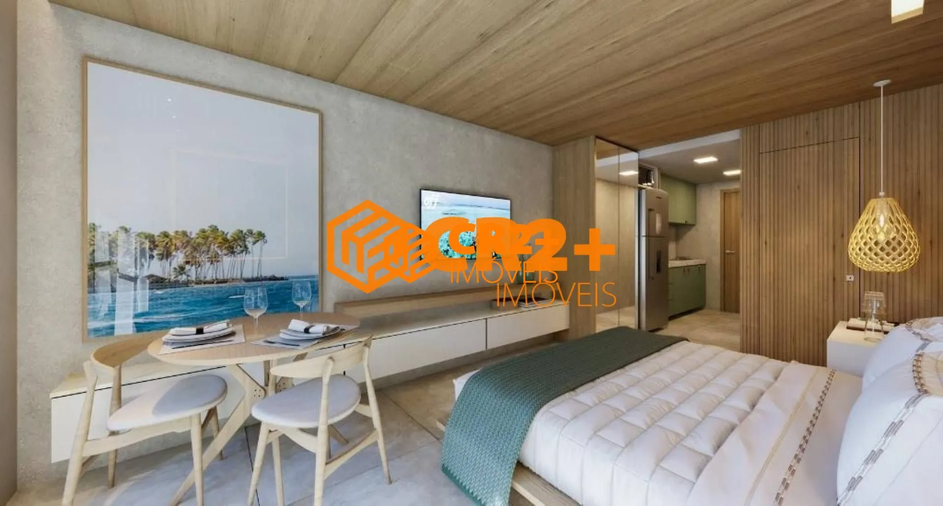 Imagem Studio a Venda de 31m² com 1 quarto em Enseada de Serrambi - Ipojuca