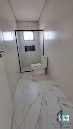 Imagem Sobrado novo com amplo terreno, 03 quartos c/suíte, no centro Canasvieiras em Florianópolis SC