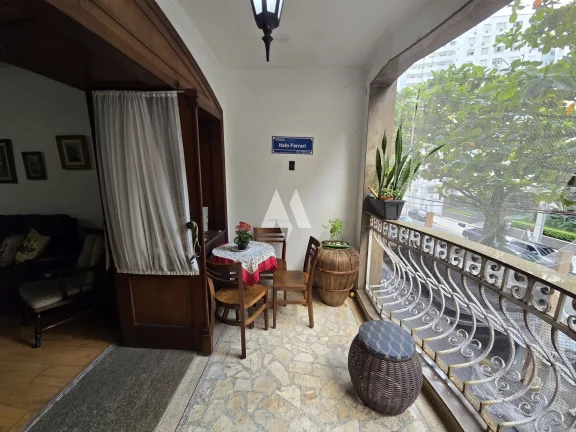 Imagem Apartamento Residencial à venda com 4 dormitórios e na quadra da praia no Boqueirão em Santos/SP
