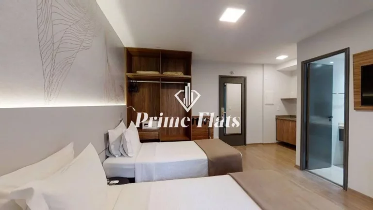 Imagem Flat disponível para venda no Hotel Intercity Interative Jardins, com 23m², 1 dormitório e 1 vaga