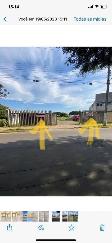 Imagem Vende em Cachoeirinha, terreno com 1.213metros quadrados, sendo 26,69 de frente e 45,46 de frente a fundos. , excelente para indústria.
