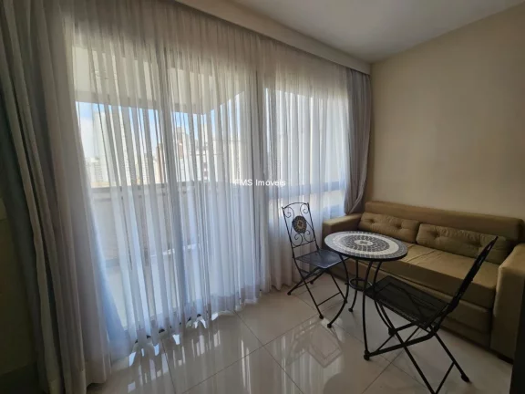 Imagem Apartamento para locação na Vila Olímpia com 1 quarto, 1 sala, 1 banheiro, 1 vaga, 32m² de área.