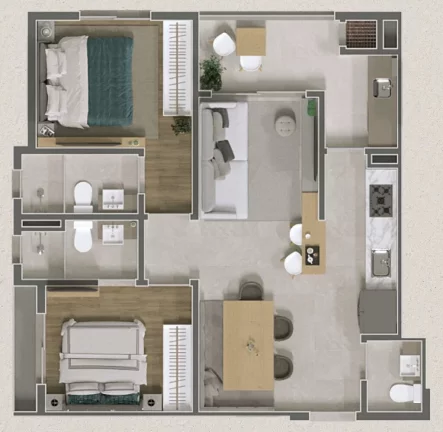 Imagem Martinique Residence - Apartamento à venda no bairro Morretes - Itapema/SC