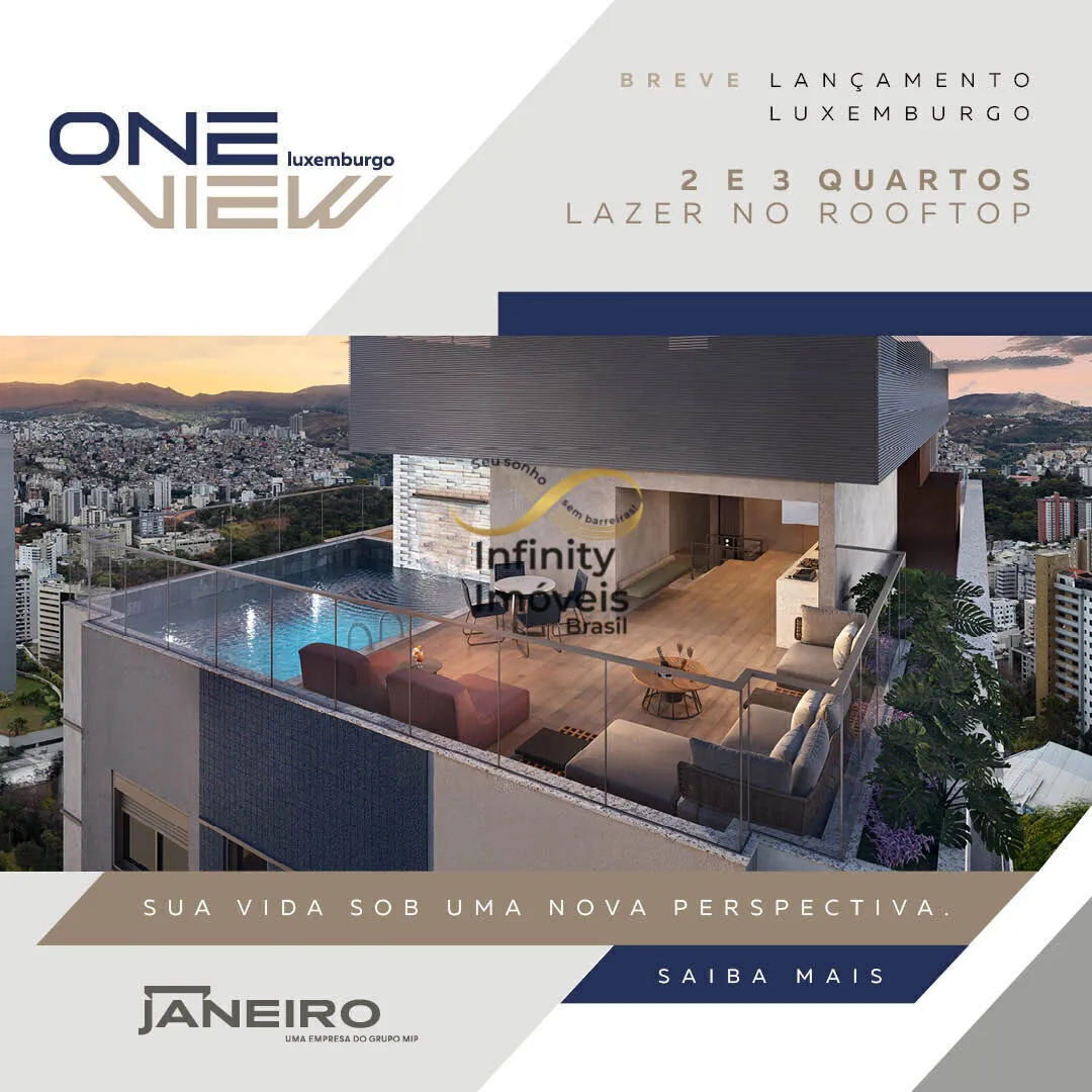 Imagem ONE VIEW - Apartamento à venda no bairro Cidade Jardim - Belo Horizonte/MG