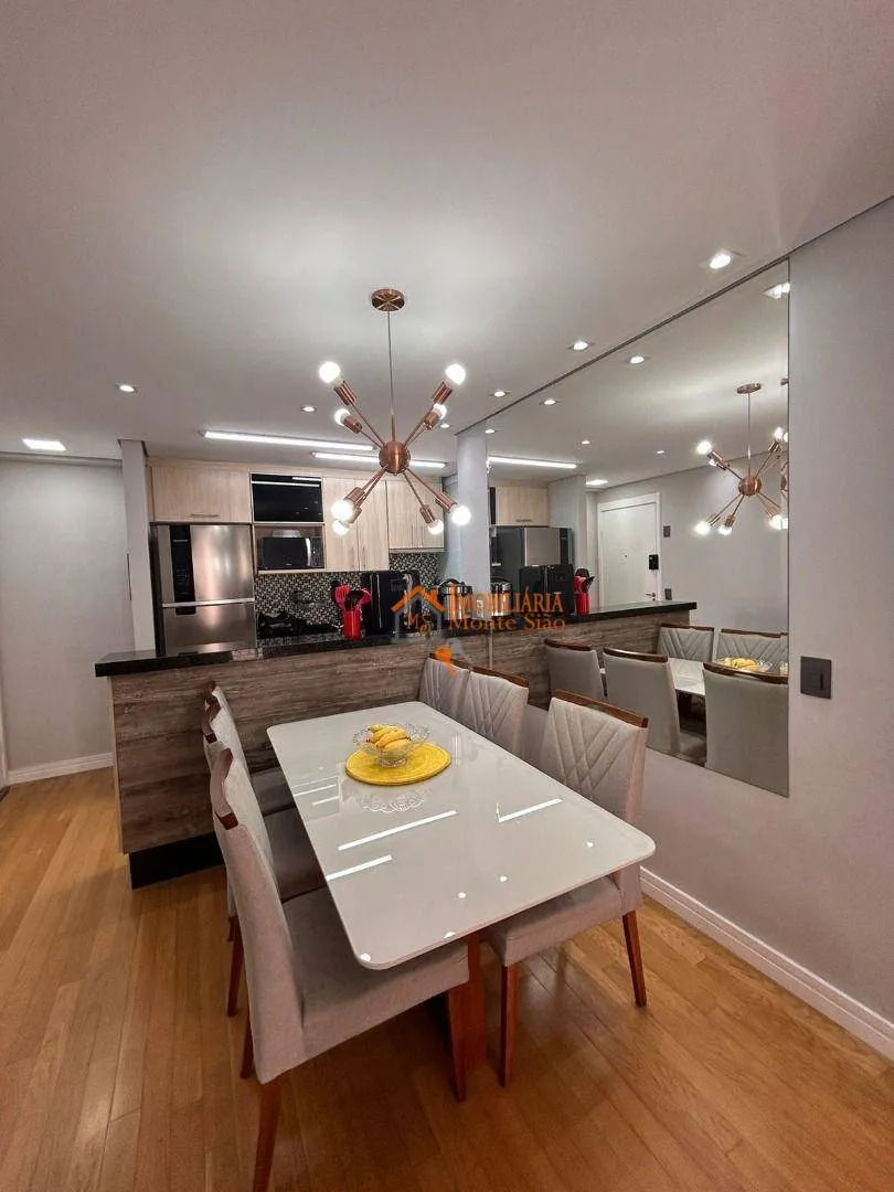 Imagem Apartamento com 3 dormitórios à venda, 62 m² por R$ 415.000,00 - Jardim Bela Vista - Guarulhos/SP