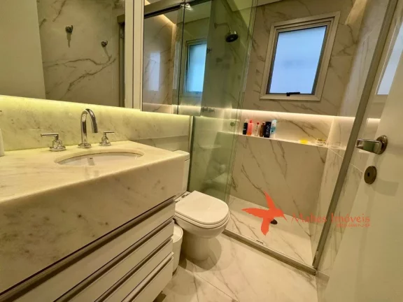 Imagem Aluguel de Apartamento semimobiliado em Pinheiros, São Paulo-SP: 2 Suítes, 1 Sala, 3 Banheiros, 2 Vagas de Garagem, 90m².