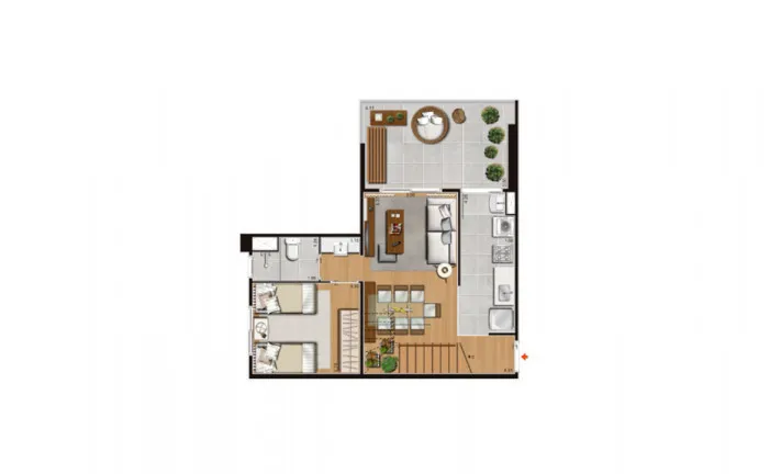 Imagem Apartamento com 2 Quartos à Venda, 66 m²em José Menino - Santos