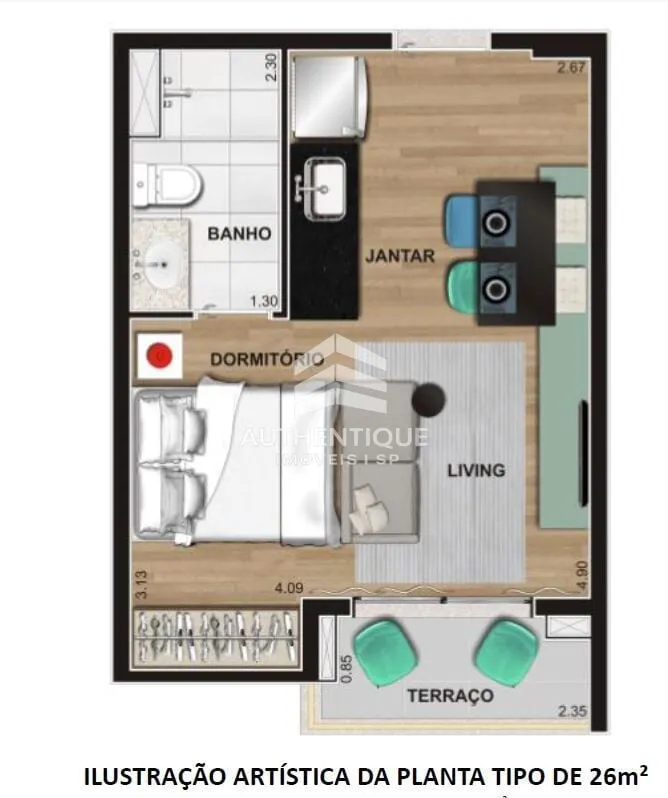 Imagem SMART SANTA CECILIA - Apartamento à venda em São Paulo/SP