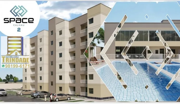 Imagem Apartamento com 2 Quartos à Venda, 59 m² em Parque Athenas - São Luís