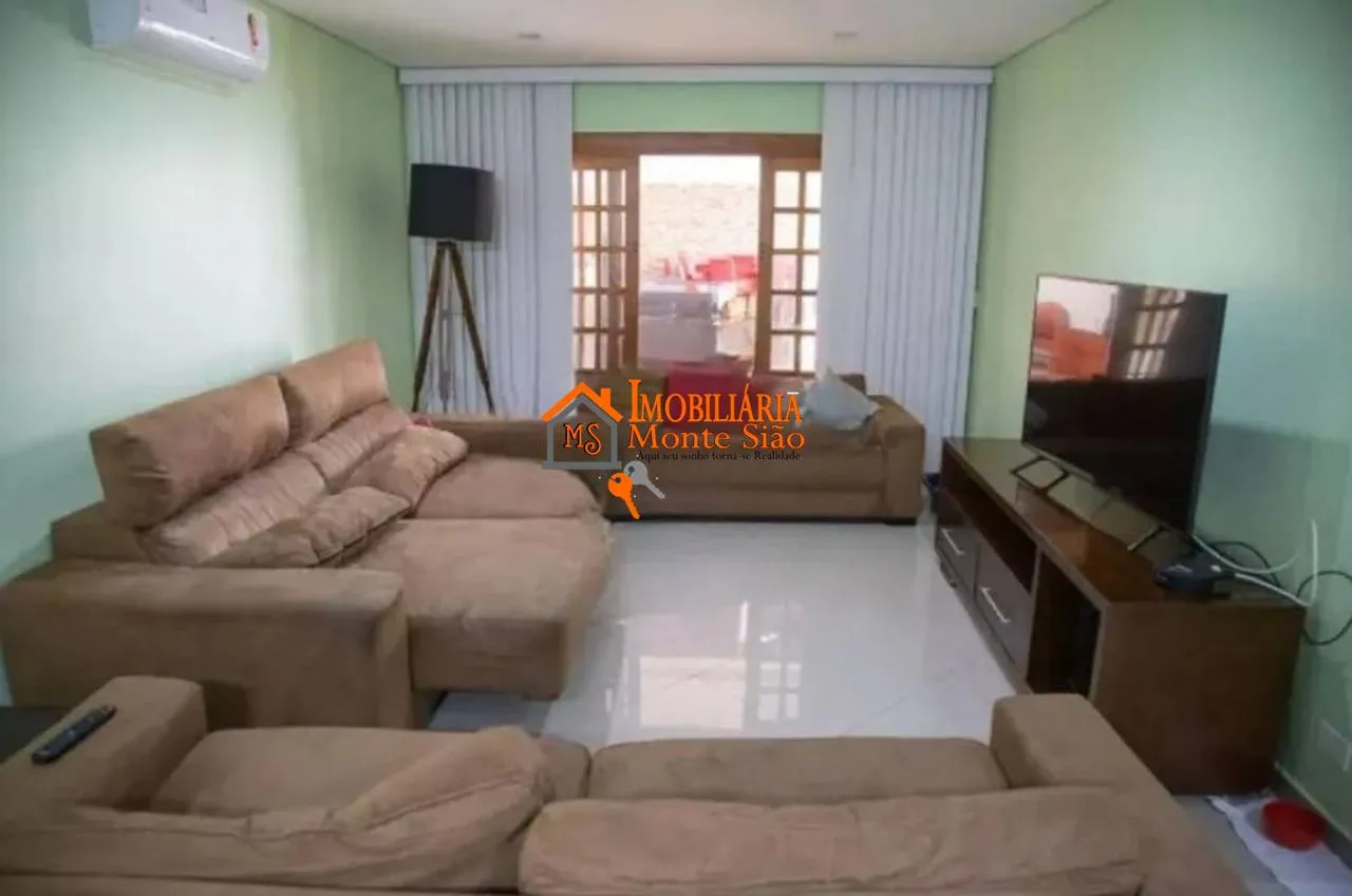 Imagem Sobrado com 4 dormitórios à venda, 300 m² por R$ 1.590.000 - Vila Augusta - Guarulhos/SP