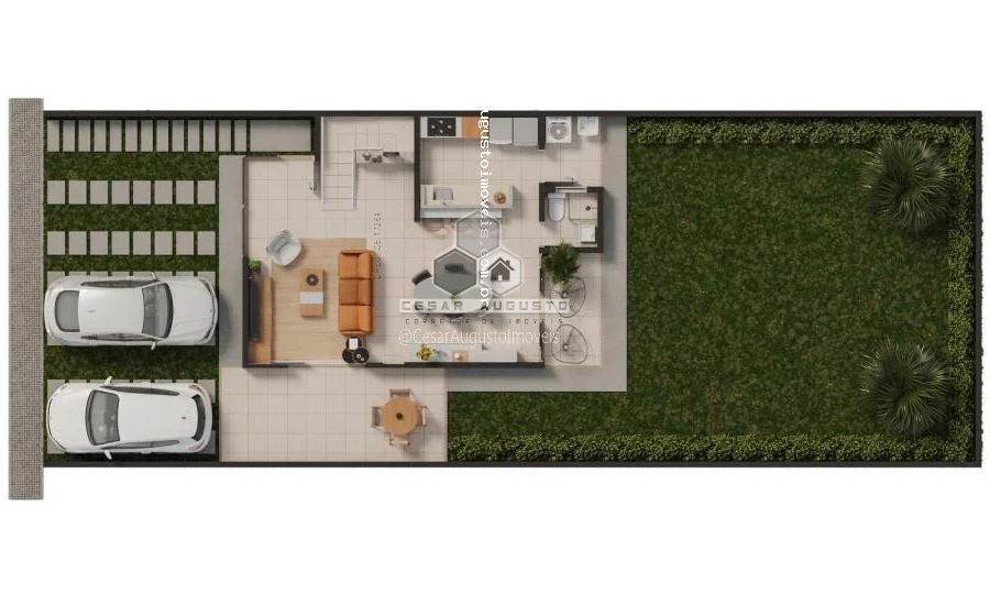 Imagem Grand Imperial Residence - Casas duplex em condominio alto padrão na Lagoa Redonda