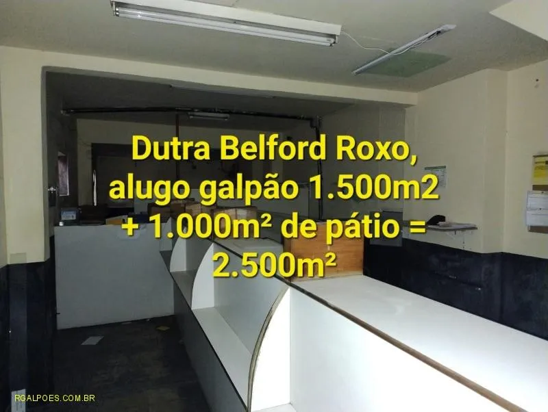 Imagem Galpão para Locação em BELFORD ROXO, Centro, 4 banheiros