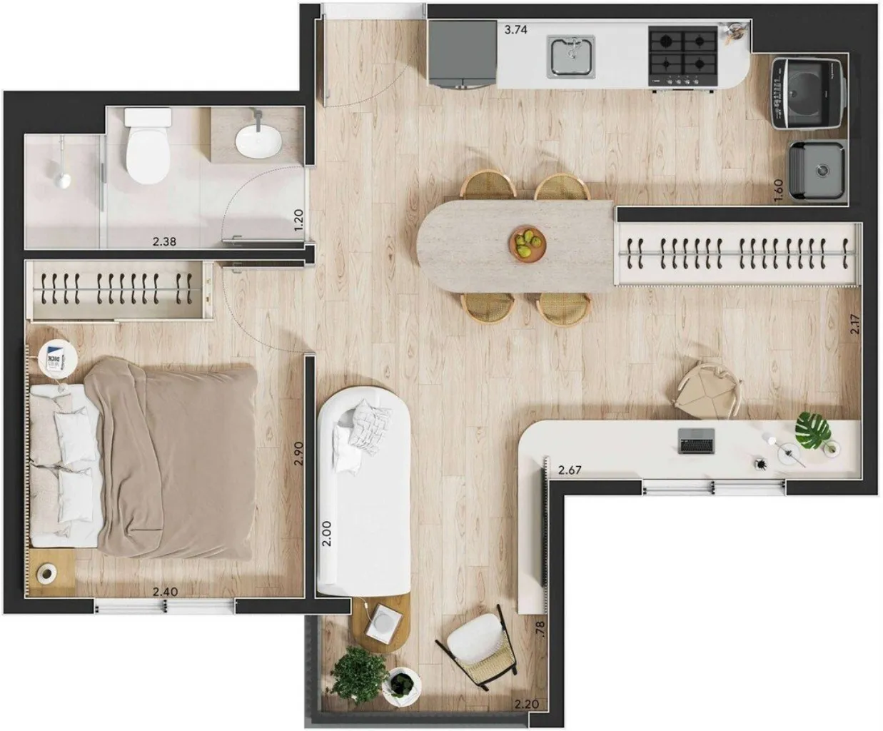 Imagem APARTAMENTO RESIDENCIAL em São Paulo - SP, Bela Vista