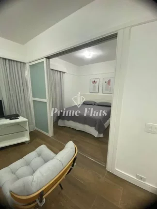 Imagem Flat disponível para locação no Ninety Hotel, com 33m², 1 dormitório e 1 vaga