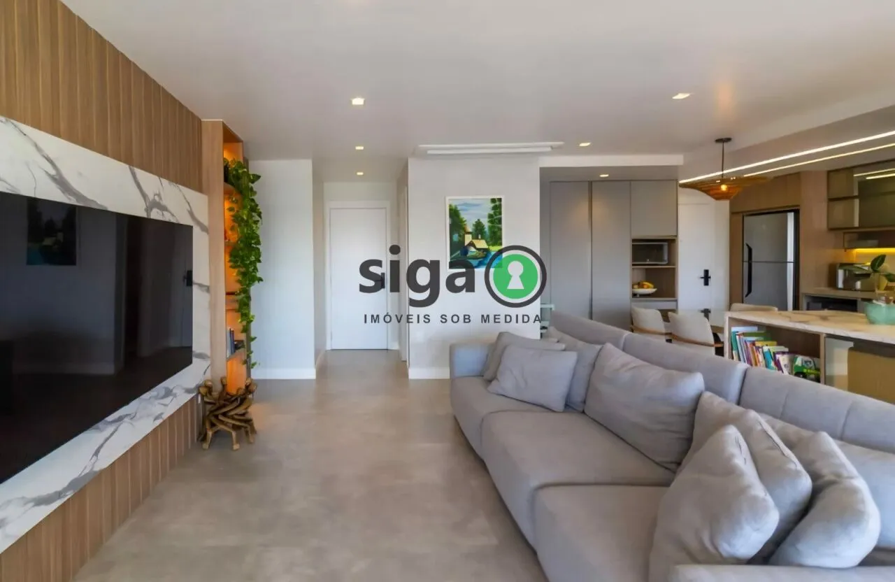 Imagem Apartamento Reformado à Venda no Campo Belo - 125 m² - 3 Suítes - 2 Vagas - Alto Padrão