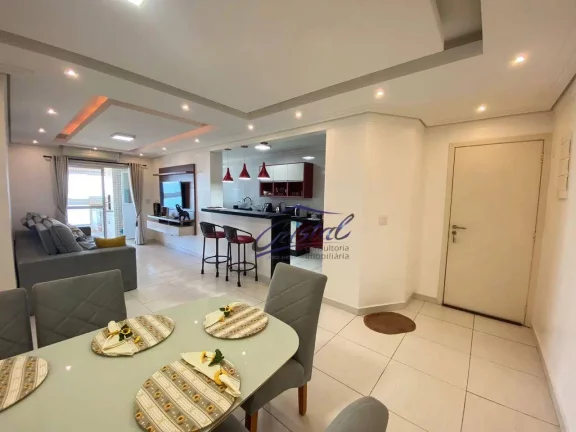 Imagem Apartamento com 3 dormitórios à venda, 131 m² por R$ 1.055.000 - Aviação - Praia Grande/SP