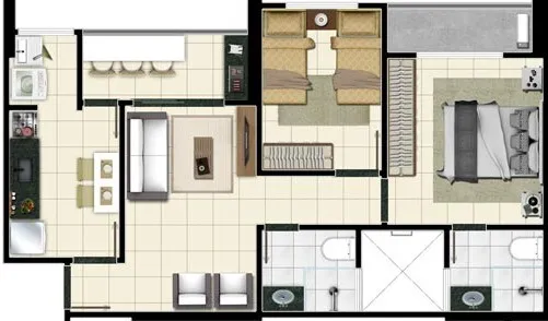 Imagem Apartamento à venda no bairro Vila Brasília - Aparecida de Goiânia/GO