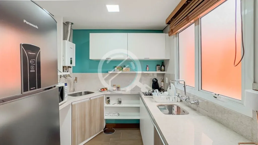 Imagem Excelente apartamento com 2 suítes totalmente mobiliado, inclusive com os eletrodomésticos, 49,62m...