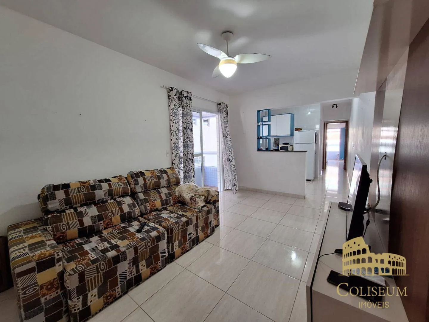Imagem Apartamento com 1 dormitório à venda, 53 m² por R$ 360.000,00 - Vila Guilhermina - Praia Grande/SP