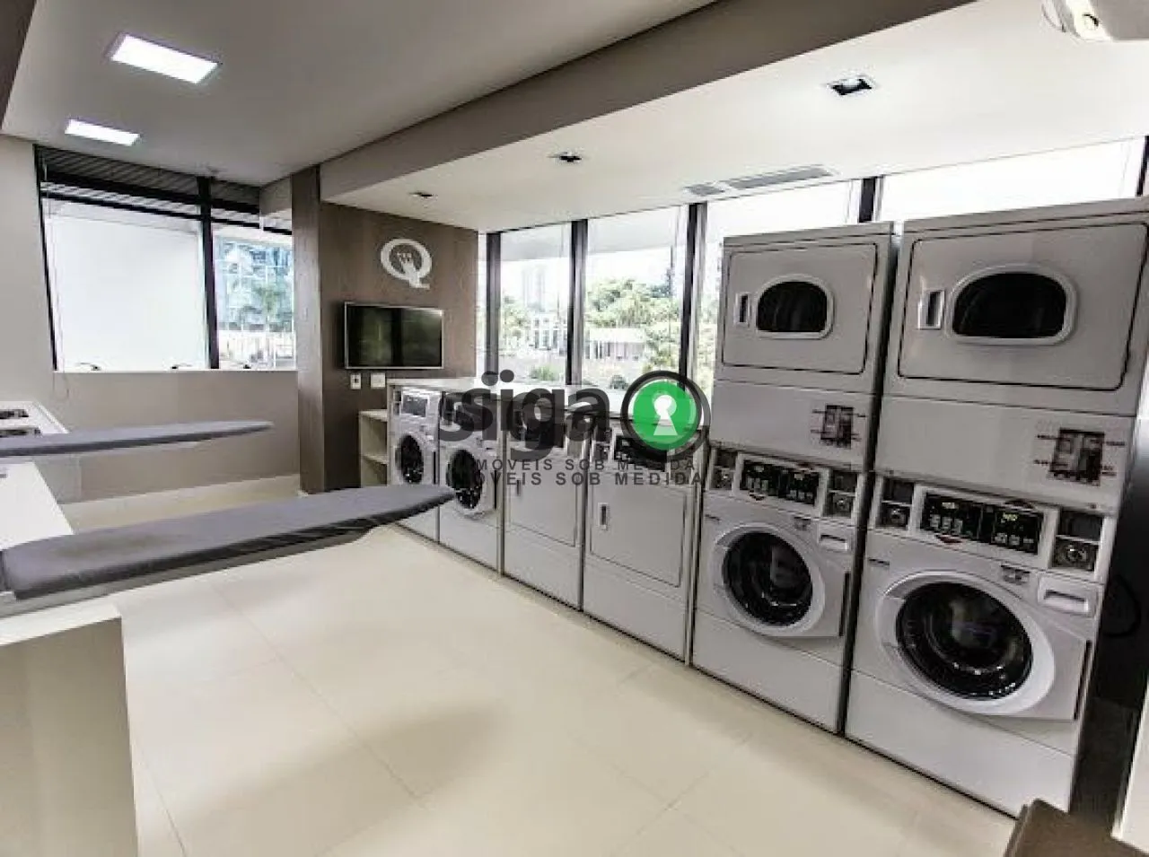 Imagem Apartamento Mobiliado com 1 quarto, 2 banheiros e 1 vaga para alugar no Brooklin