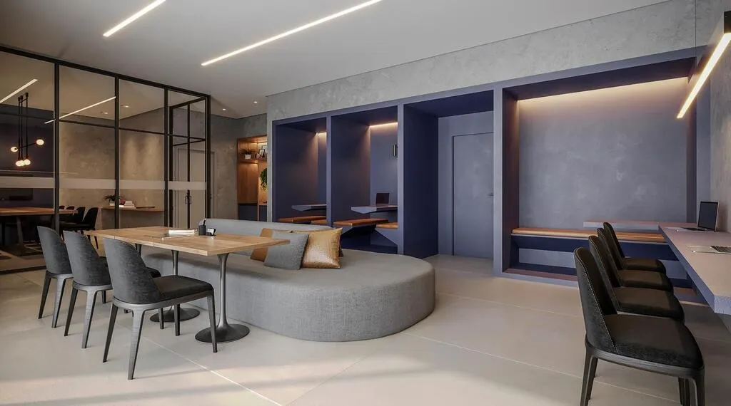 Imagem A harmonia perfeita entre a arquitetura funcional e o design confortável, com duas torres baixas co...