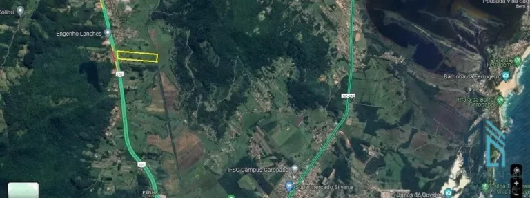 Imagem Terreno/sítio, localizado as margens da BR-101 em Penha - Paulo Lopes. SC
